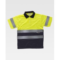 Polo de travail Workteam manches courtes haute visibilité C3860