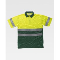 Polo de travail Workteam manches courtes haute visibilité C3860