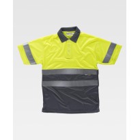 Polo de travail Workteam manches courtes haute visibilité C3860