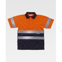 Polo de travail Workteam manches courtes haute visibilité C3860
