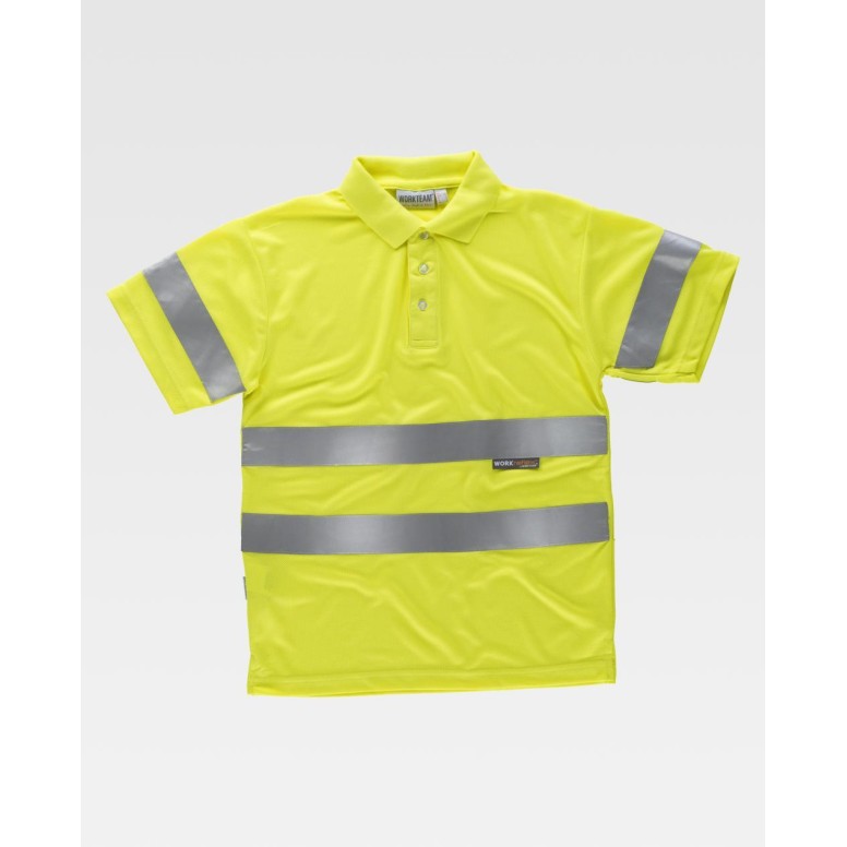 Polo de travail Workteam manches courtes haute...