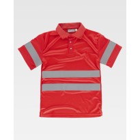 Polo de travail Workteam manches courtes haute visibilité...