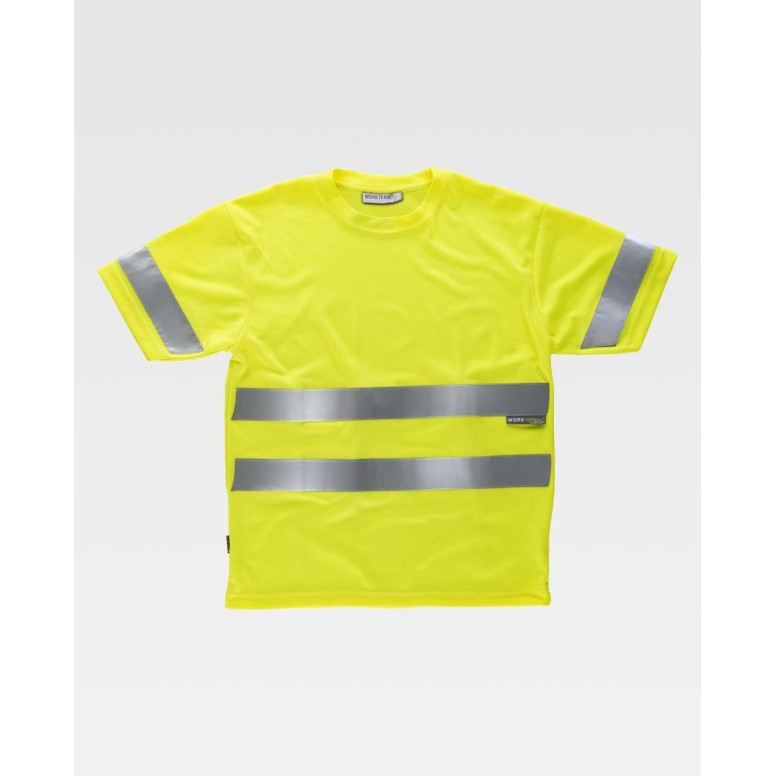 T-shirt de Travail à Manches Courtes Haute...