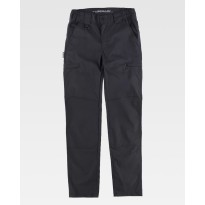 Pantalon de Travail Slim Stretch Multipoches Workteam B4033 2