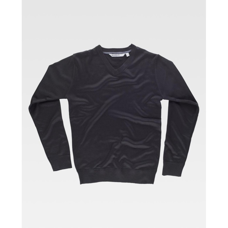 Sweat de travail Workteam col en V S5600