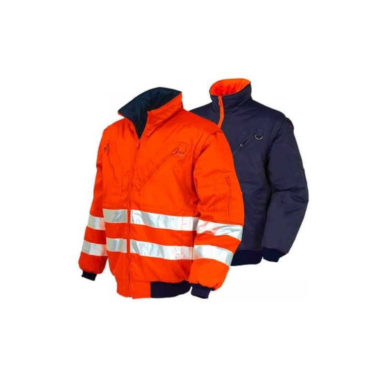 Veste de Travail Haute Visibilité Multipoches...