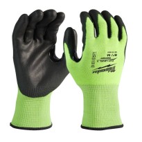 Gants de travail haute visibilité Milwaukee Hi-vis Cut C 4932479721