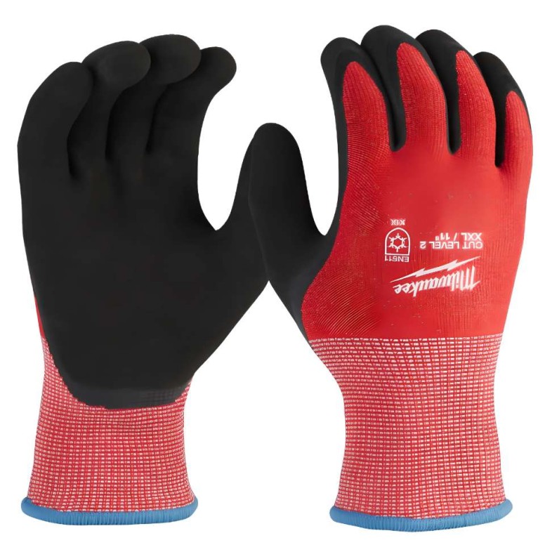 Gants de Travail Hiver Enduits en Latex Stretch...