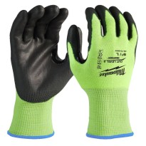Gants de travail Milwaukee haute visibilité Hi-vis Coupe B 4932479921