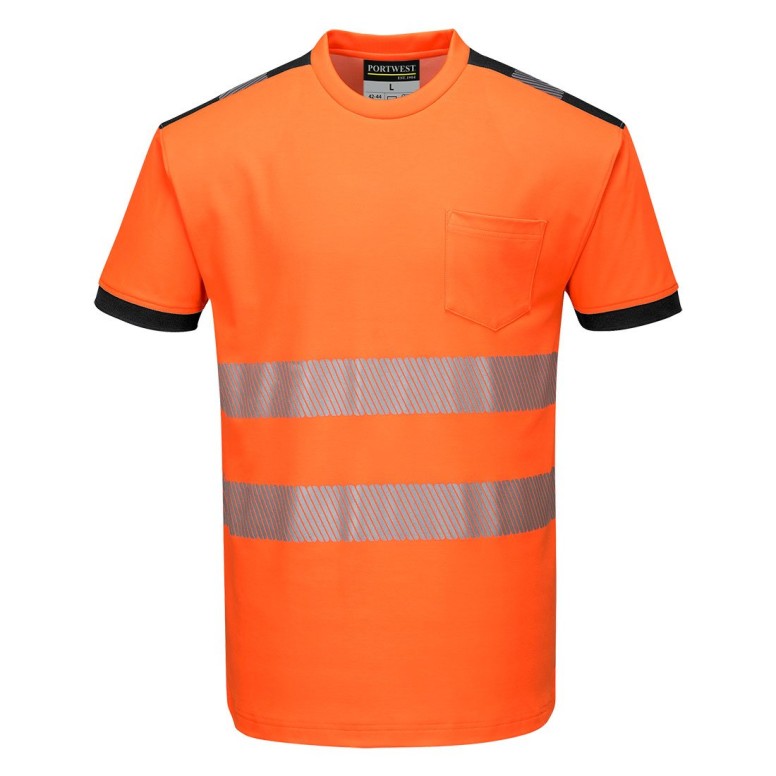 T-shirt de Travail Haute Visibilité PW3 Cotton...