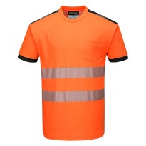 T-shirt de Travail Haute Visibilité PW3 Cotton Comfort Portwest T181