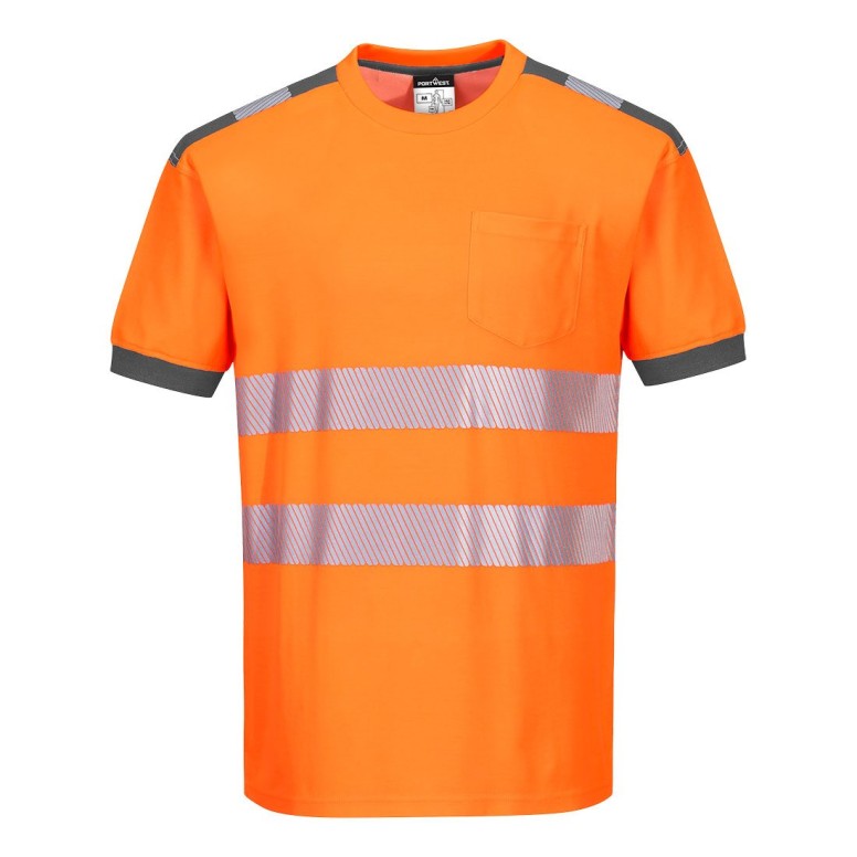 T-shirt de Travail Haute Visibilité PW3 Cotton...