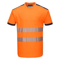 T-shirt de Travail Haute Visibilité PW3 Cotton Comfort Portwest T181