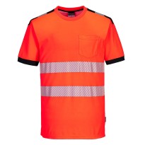 T-shirt de Travail Haute Visibilité PW3 Cotton Comfort Portwest T181