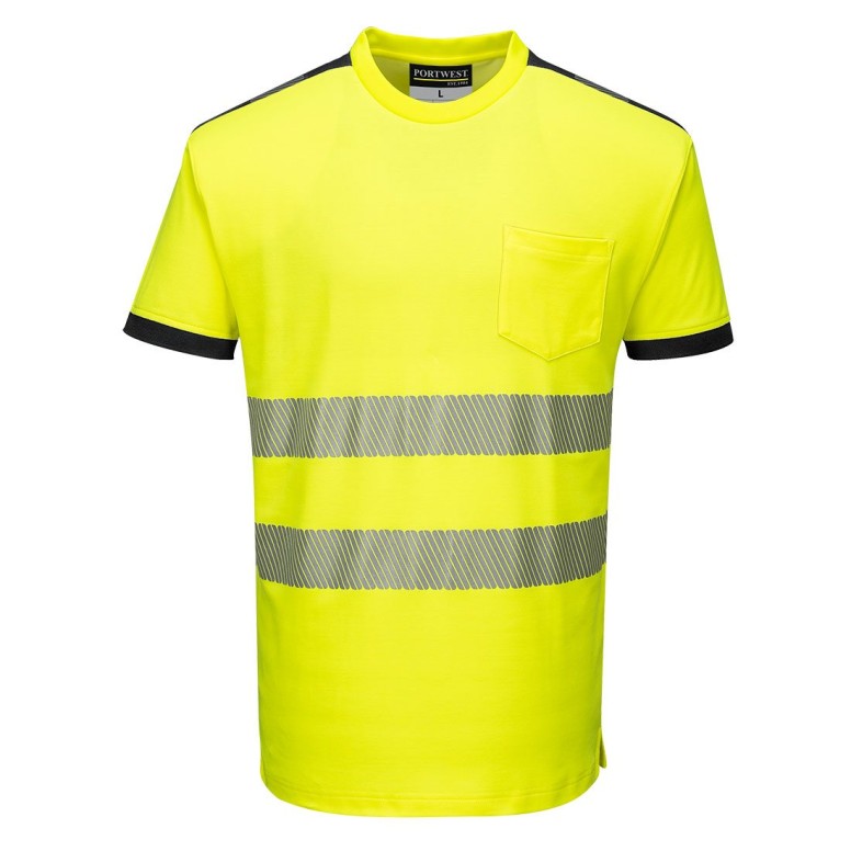 T-shirt de Travail Haute Visibilité PW3 Cotton...