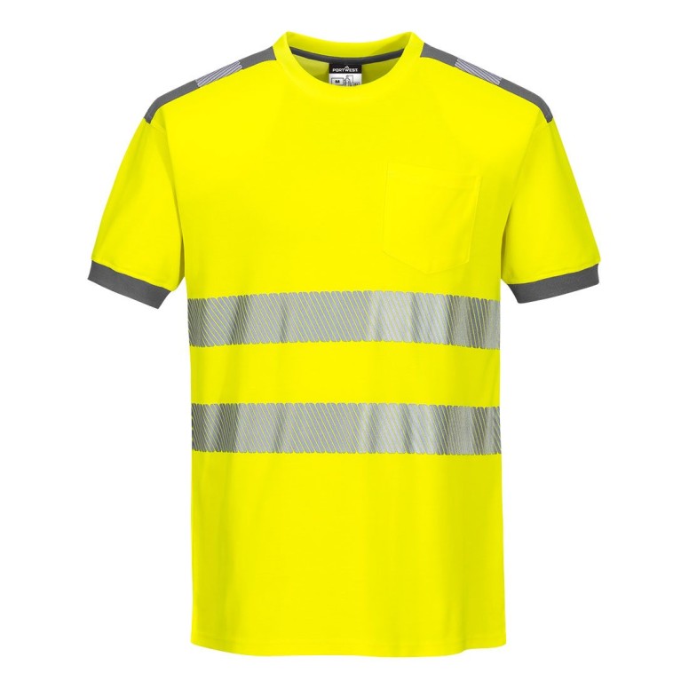 T-shirt de Travail Haute Visibilité PW3 Cotton...