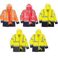 Blouson de Travail Haute Visibilité Multipoches...