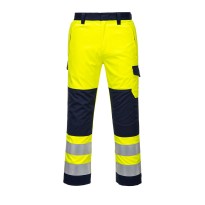 Pantalon de Travail Haute Visibilité Imperméable Ignifuge Multipoche Modaflame Portwest MV46