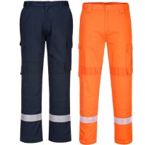 Pantalon de Travail Haute Visibilité Imperméable Ignifuge...
