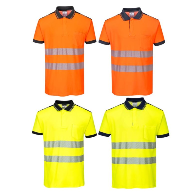 Polo de Travail Haute Visibilité PW3 Portwest T180