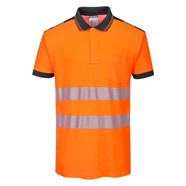 Polo de Travail Haute Visibilité PW3 Portwest T180
