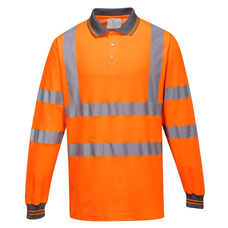 Polo de Travail Haute Visibilité Manches...