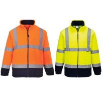 Sweat de Travail en Polaire Haute Visibilité Multipoches Portwest F301