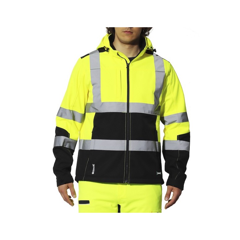 Veste de Travail Haute Visibilité Softshell...