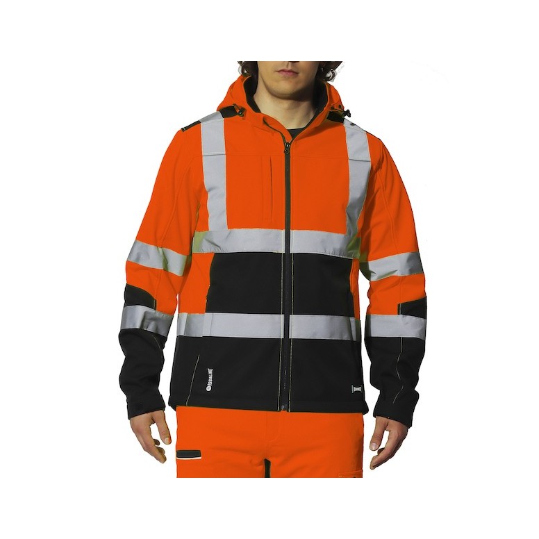 Veste de Travail Haute Visibilité Softshell...
