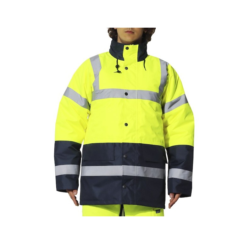 Parka de Travail Haute Visibilité Multipoches...
