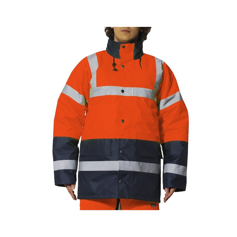 Parka de Travail Haute Visibilité Multipoches...