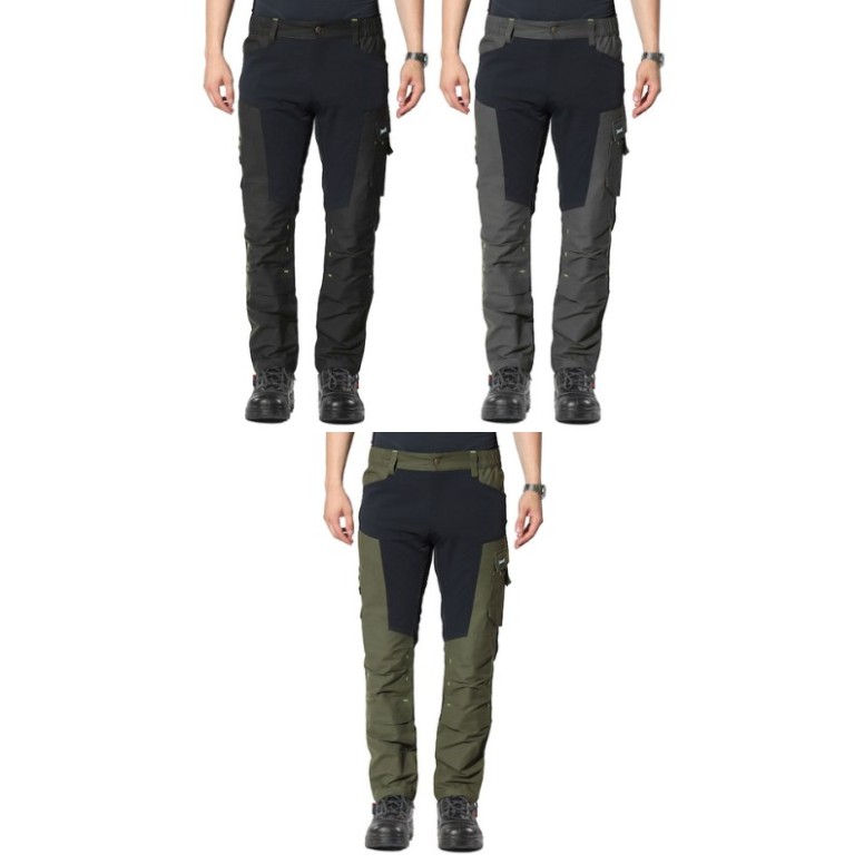 Pantalon de Travail Multipoches Stretch Flexard...