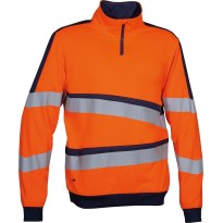 Sweat de Travail Haute Visibilité Demi-Zip Cofra Lixus V659-0
