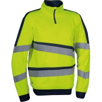 Sweat de Travail Haute Visibilité Demi-Zip Cofra Lixus V659-0