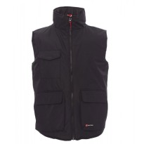Tous Dehors -Gilet de travail Multipoches avec intérieur Rembourré Wanted - Payper AY 7140 Taille L Couleur Fumée Noir