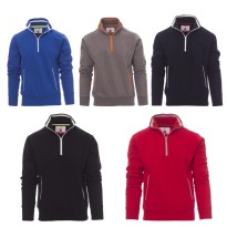 Sweat de travail à demi-zip avec curseur en métal