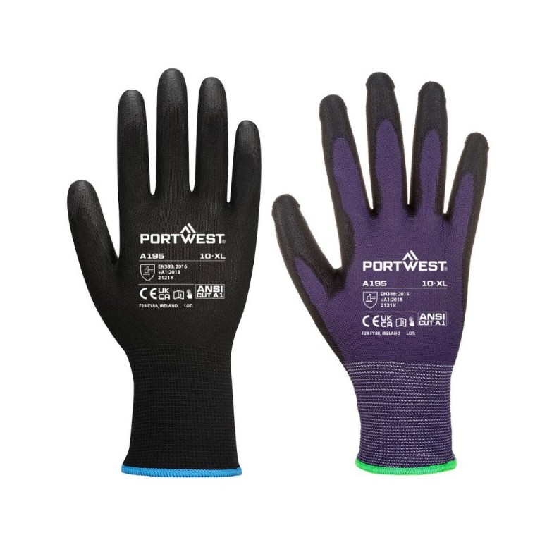 12 Paires - Gants de travail en polyester...