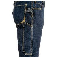 Tous dehors - Jeans de travail stretch élastiques multipoches Cofra Cabries V495-0-00 Taille 44 Couleur Bleu