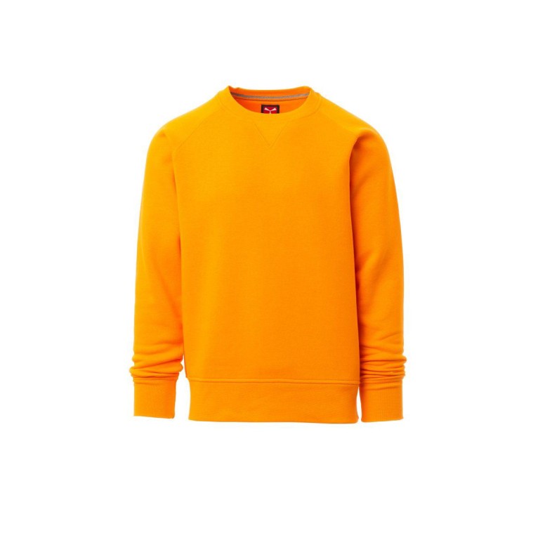 Sweat-shirt à col rond et manches raglan...