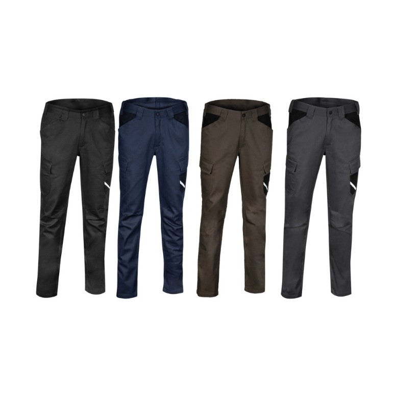 Pantalon de travail multipoches stretch hiver...
