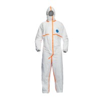 25 Pièces - Combinaison de Travail Jetable Coverguard Tyvek 800 J Xpert avec Capuche Multiprotection MO40585