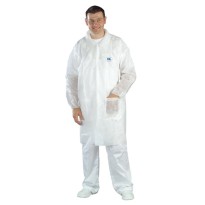 50 Pièces - Blouse de Travail Jetable Coverguard White...