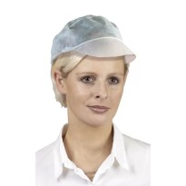 100 Pièces - Casquette de Travail Jetable Coverguard avec Visière MO45645