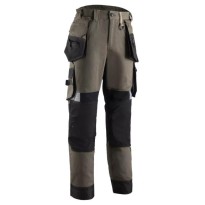 Pantalon de travail stretch multipoche Coverguard Cristobal 5CRP300 marron