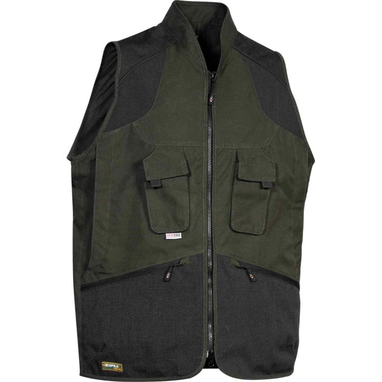 Gilet de travail multipoches imperméable Cofra...