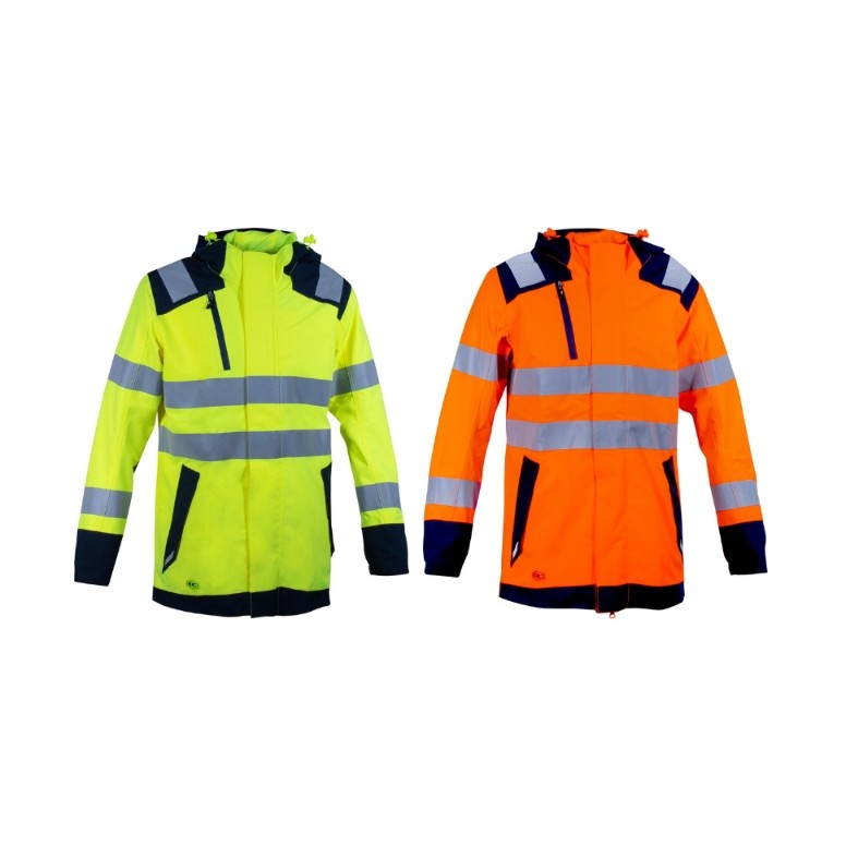 Veste de travail haute visibilité multipoches...