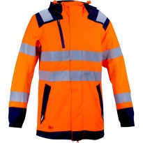 Veste de travail haute visibilité multipoches stretch imperméable Cofra Yatova V635-0