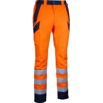 Pantalon de travail haute visibilité multipoches imperméable stretch Cofra Alumbres V636-0