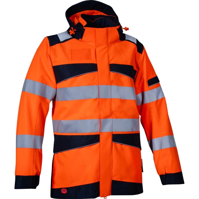 Parka de travail haute visibilité multipoches...