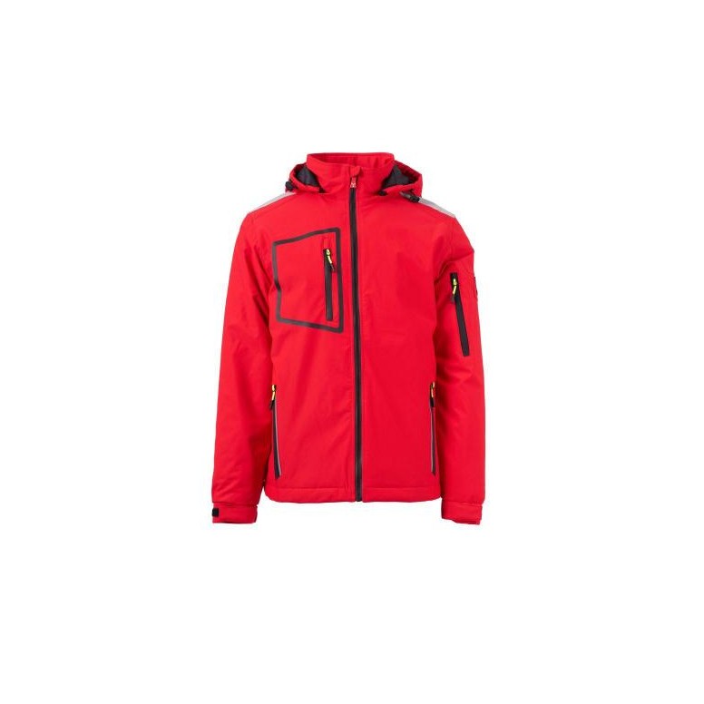 Veste de travail softshell multi-poches stretch...